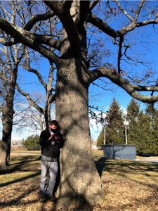 Tom Schmeelk in the field