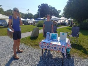 ABCD table at farmers market in Belfast
