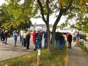 Unveiling Belfast's new tide gauges and high water mark signs - October 8, 2021